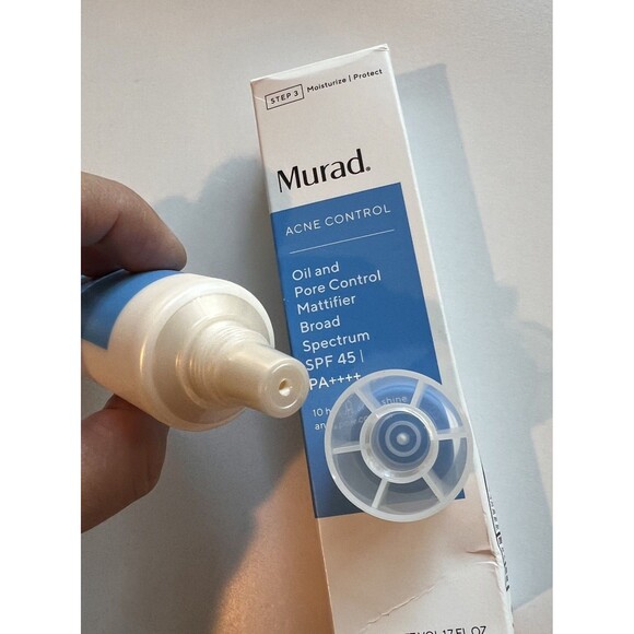 Murad Acne Control Oil and Pore Control Mattifier SPF 45 PA++++ 1.7oz new in box - Picture 4 of 5